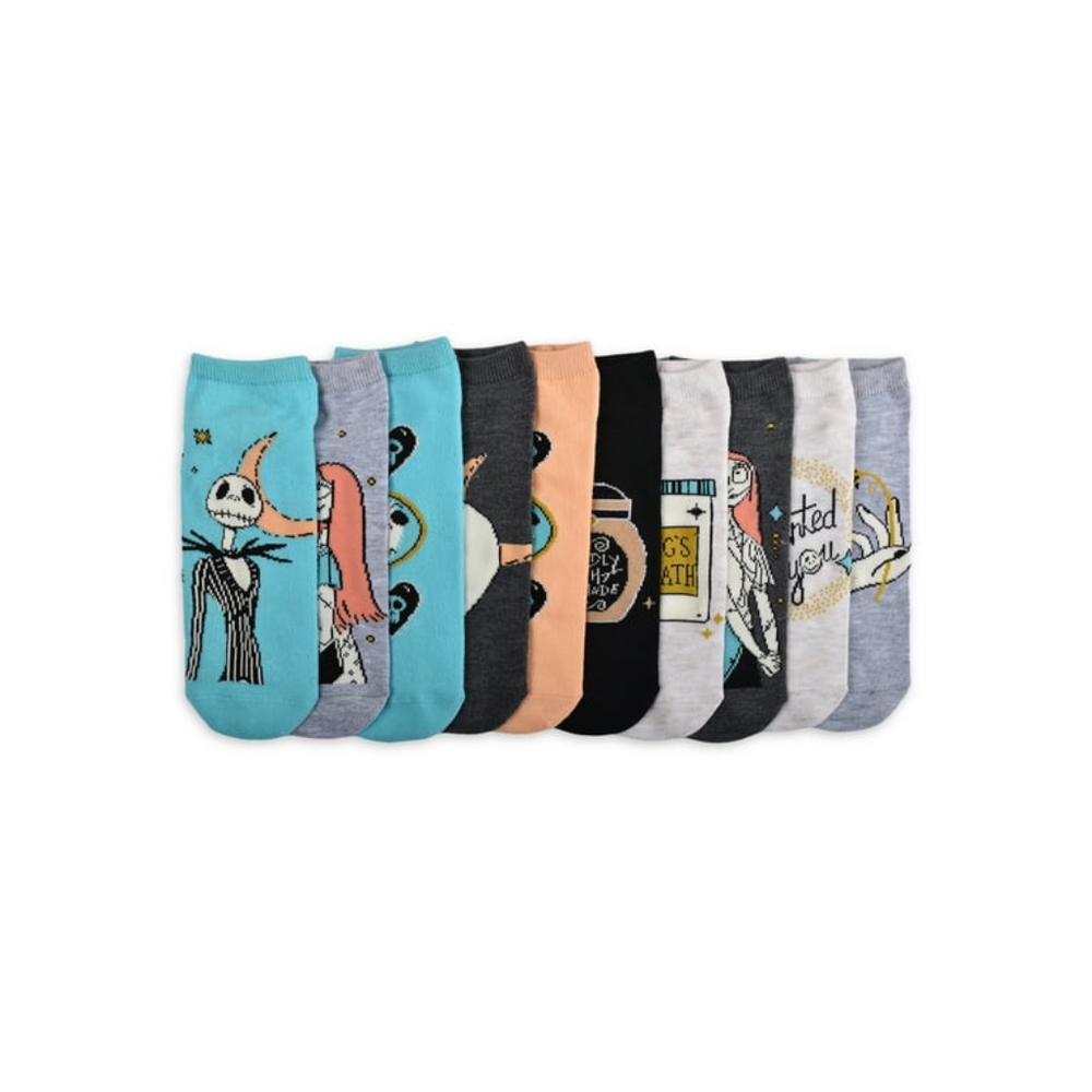 NWT Nightmare Before Christmas Socks Pack of 10